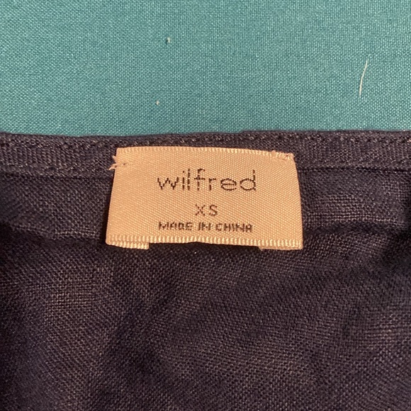 Wilfred Front tie open crop top - Picture 2 of 2